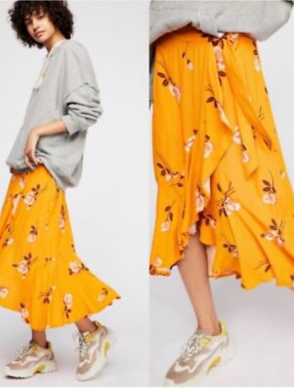 Free People Heart of the City wrap Skirt